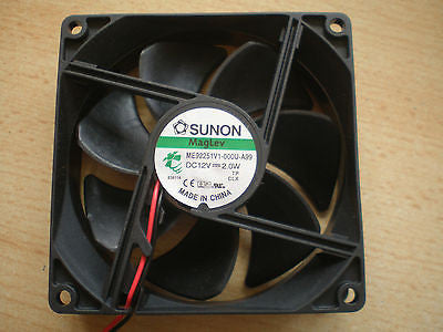 DC 12v Fan made by Sunon part number ME92251V1-000U-A99