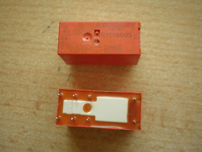 Electromechanical relay Part Number RTD14005 5VDC 62Ohm 16A SPDT 2pcs £5.00
