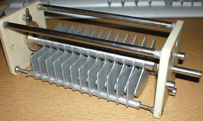 100 pF 6KV Air Variable Capacitor made by Jackson Brothers