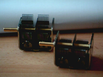 New Twin Gang Air Variable Capacitor 376pf   H50
