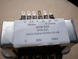 50 or 100 volt line audio transformer  2.5 5 10 20 watts 8 Ohms