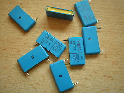 polyester capacitor 750pf 2000v FKP1 series 25pcs £3.00