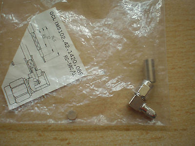 SMA female panel mounted crimp socket