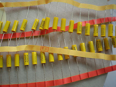 Polyestor capacitor axial .1uf 100n 103 250v tolerance 10% 5pcs