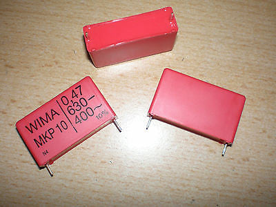 Polyestor Capacitor made by Wima 0.47uf 630V 10% 3pcs £5.50