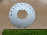 Aluminium Scale 0-100 101mm diameter used with in 4489C  New  H136