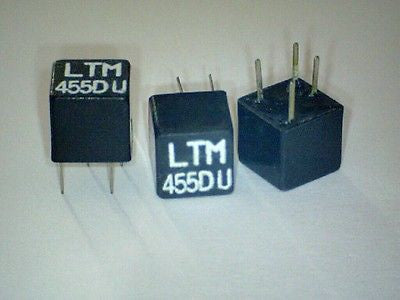 LTM455DU CFUM455D MURATA EQUIV FILTER 20 KHZ    TOTAL BW   455KHZ     4 LEG   H140