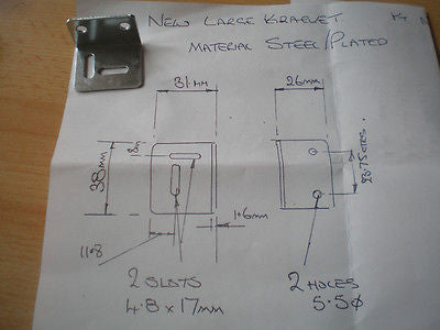 Large Bracket  Jackson Part No - 6140   H40