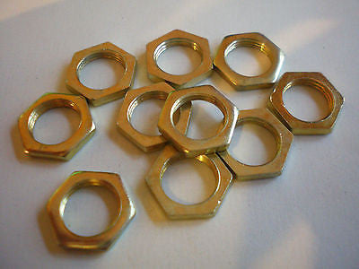 3/8" x 32 TPI BSU Whitworth  Nuts as used on old potentiometers 10pcs