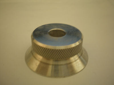Silver Aluminium Knob  Part number 5609/A/S   H38