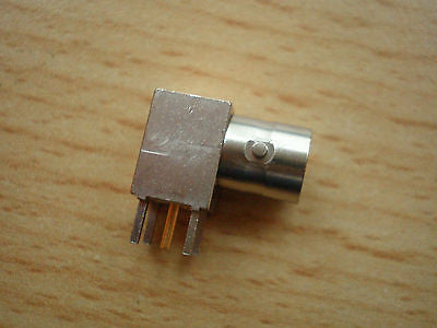 PCB mounting socket Mini BNC  angled mounting